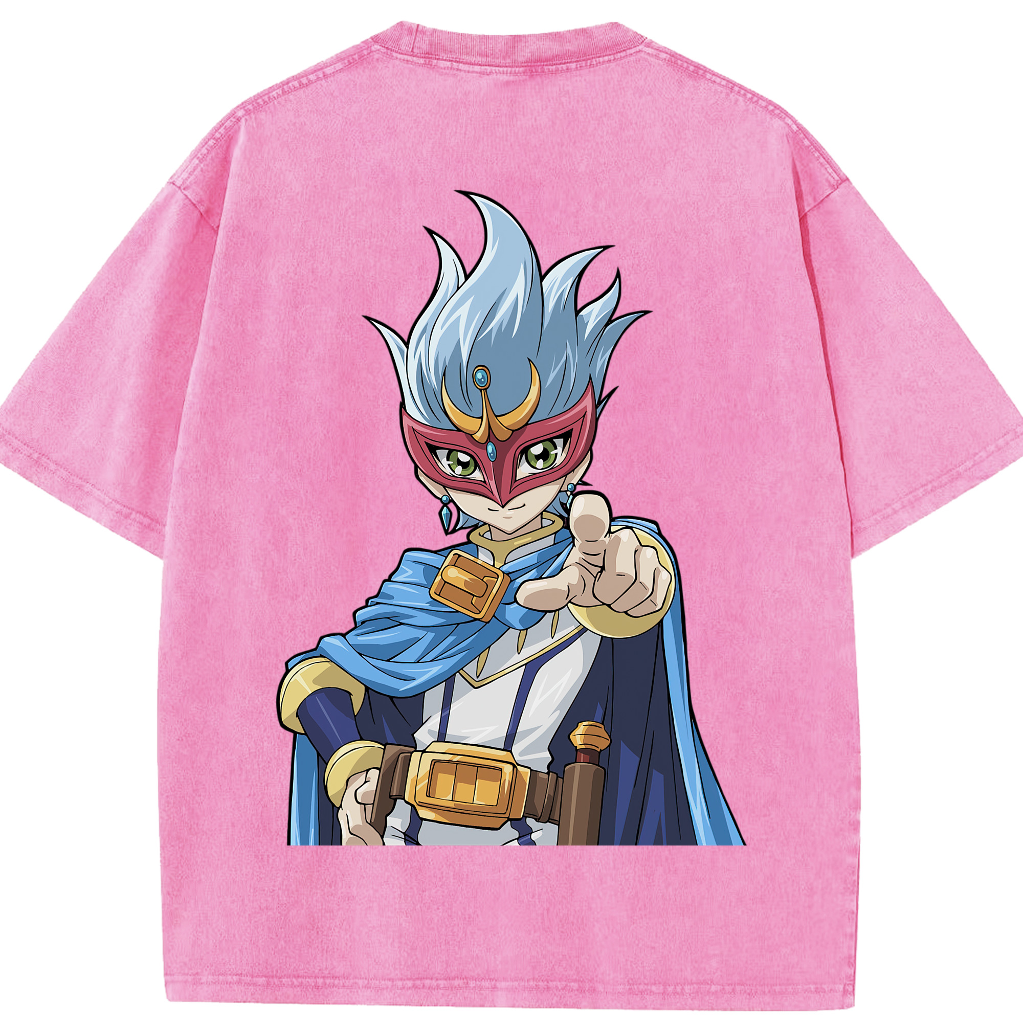 （画像用） 遊☆戯☆王 Yu-Gi-Oh! 綿100% ヴィンテージ風 半袖Tシャツ（背面プリント）